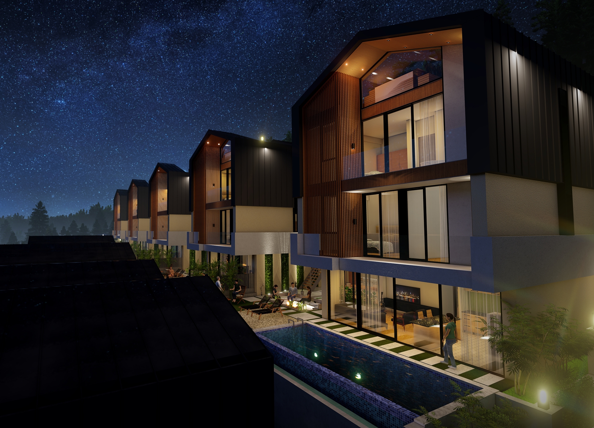 Luxury 2+1 Villa with Sea and Castle Views, Alanya Tepe