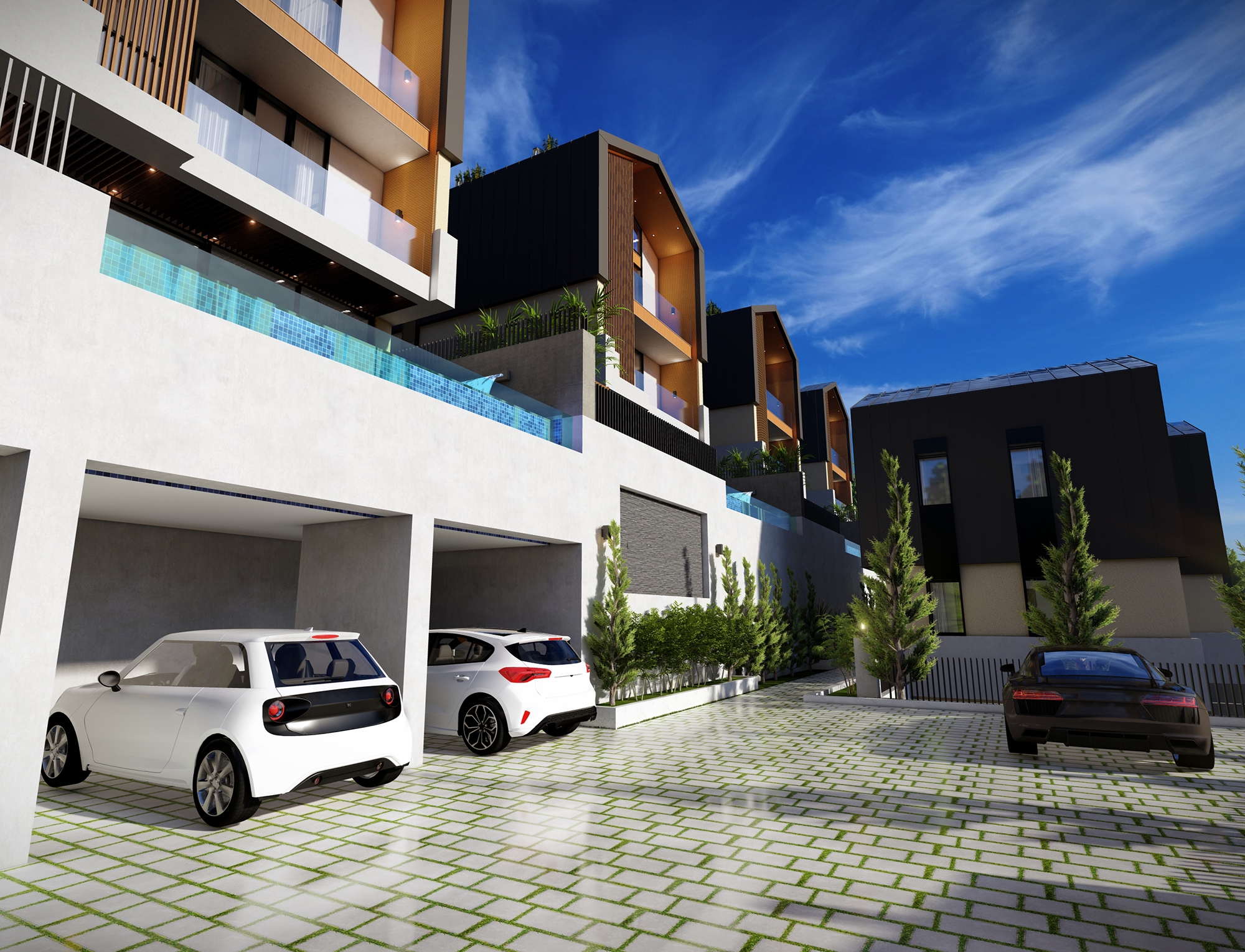 Luxury 2+1 Villa with Sea and Castle Views, Alanya Tepe