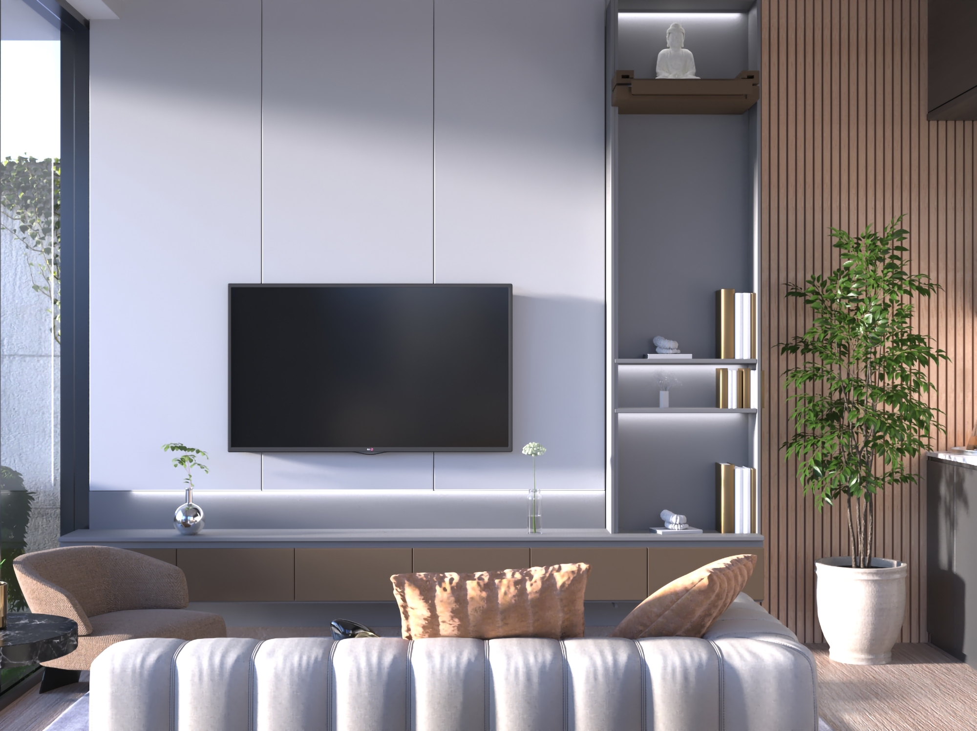 Luxury 2+1 Villa with Sea and Castle Views, Alanya Tepe