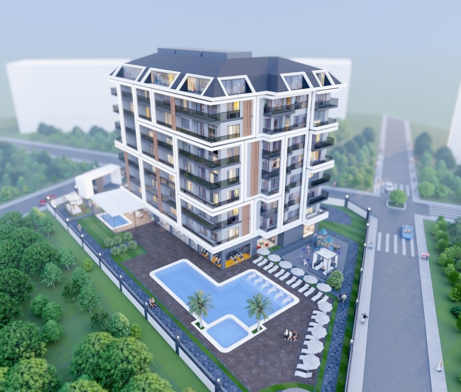 Properties in a soon-to-be-completed project