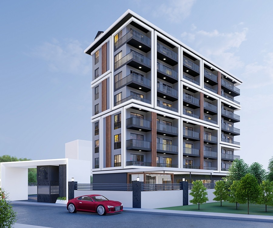 Properties in a soon-to-be-completed project