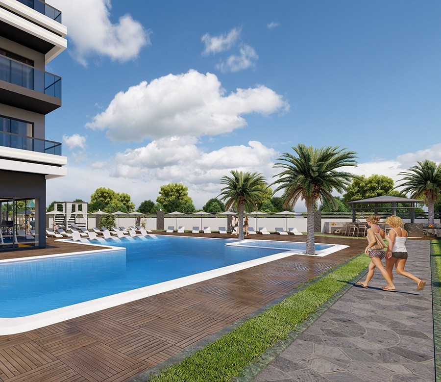 Properties in a soon-to-be-completed project
