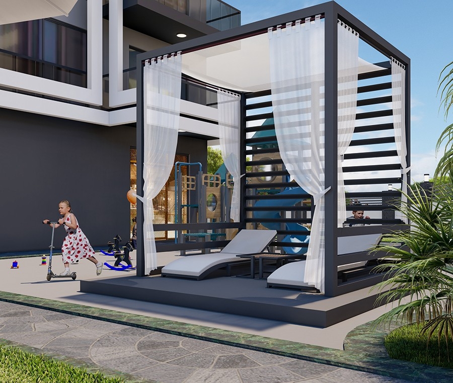 Properties in a soon-to-be-completed project