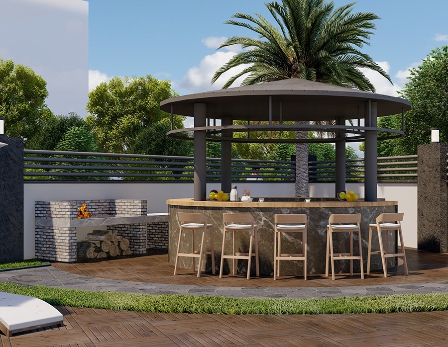 Properties in a soon-to-be-completed project