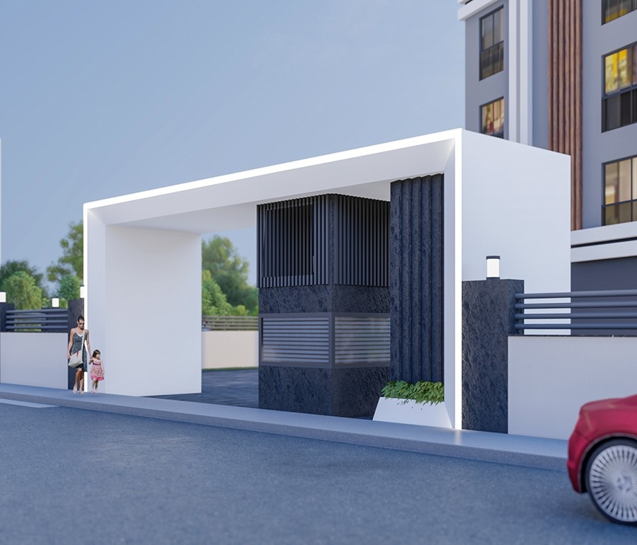 Properties in a soon-to-be-completed project