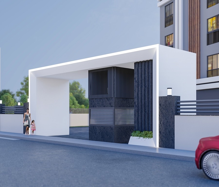Properties in a soon-to-be-completed project