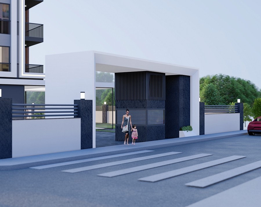 Properties in a soon-to-be-completed project