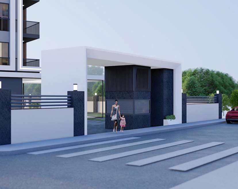 Properties in a soon-to-be-completed project