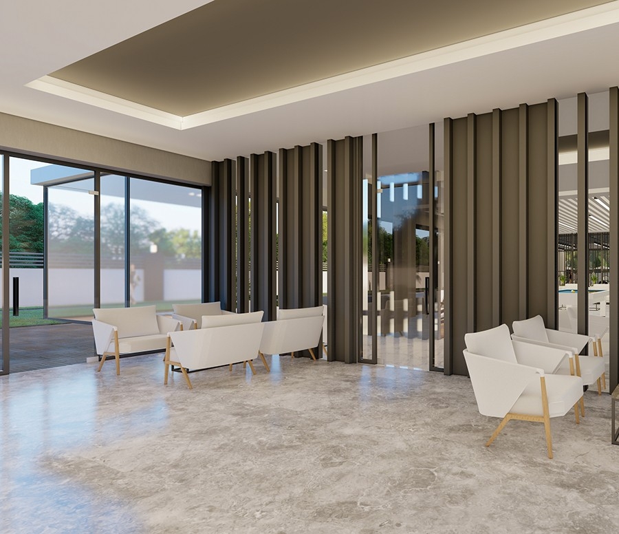 Properties in a soon-to-be-completed project