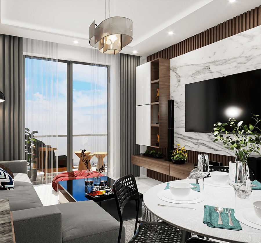 New properties in a promising Avsallar area