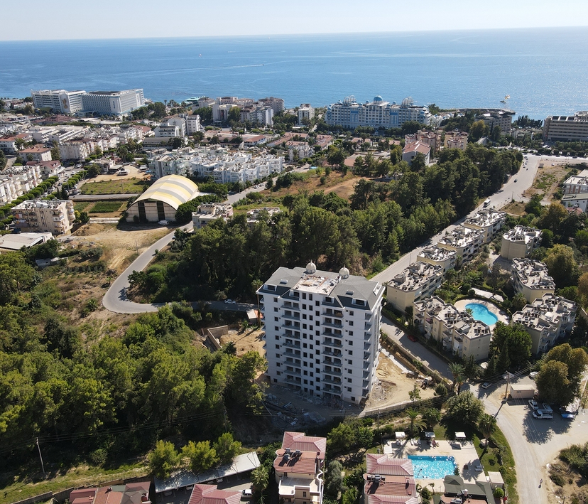 Luxuriöses 1+1 Apartment mit Meeres- und Bergblick
