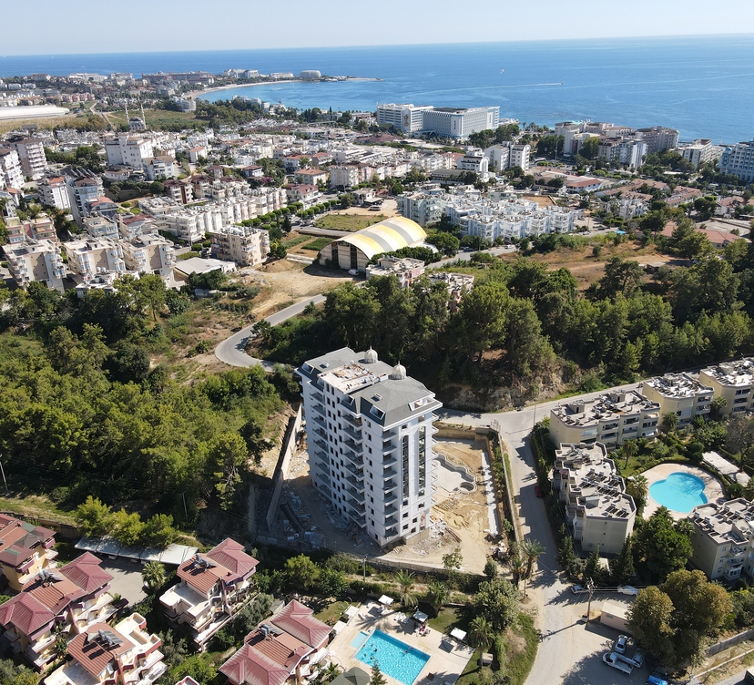 Luxuriöses 1+1 Apartment mit Meeres- und Bergblick