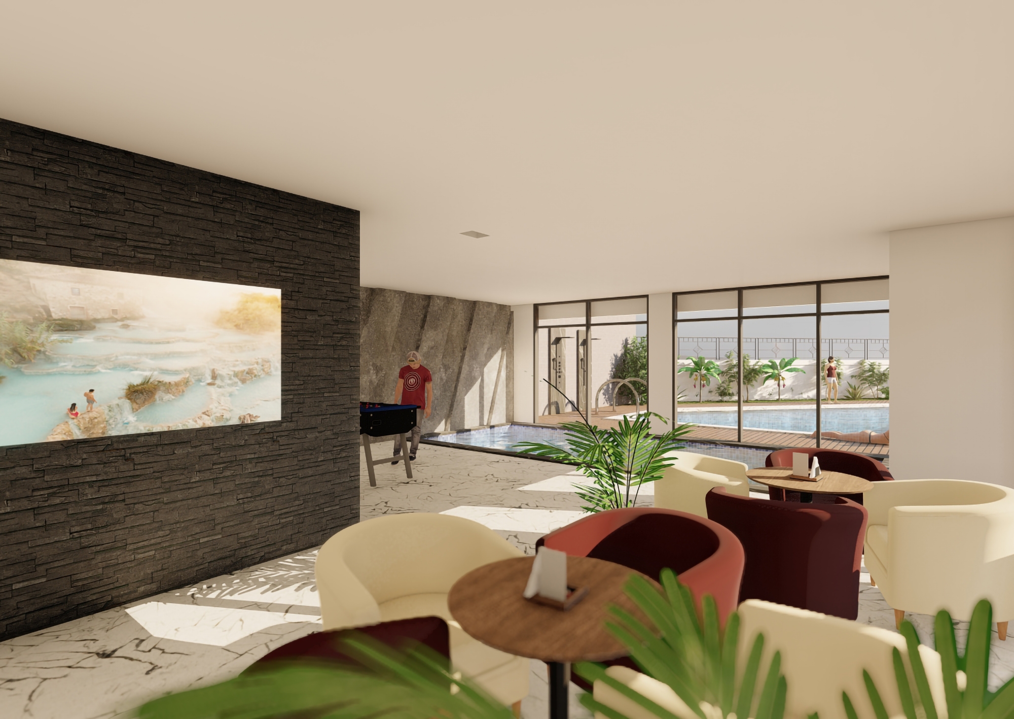 Luxuriöses 1+1 Apartment mit Meerblick und Bergblick in Alanya - Avsallar