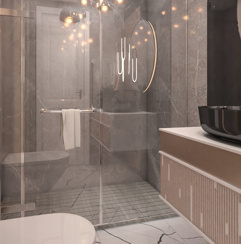 Luxuriöses 1+1 Apartment mit Meerblick und Bergblick in Alanya - Avsallar