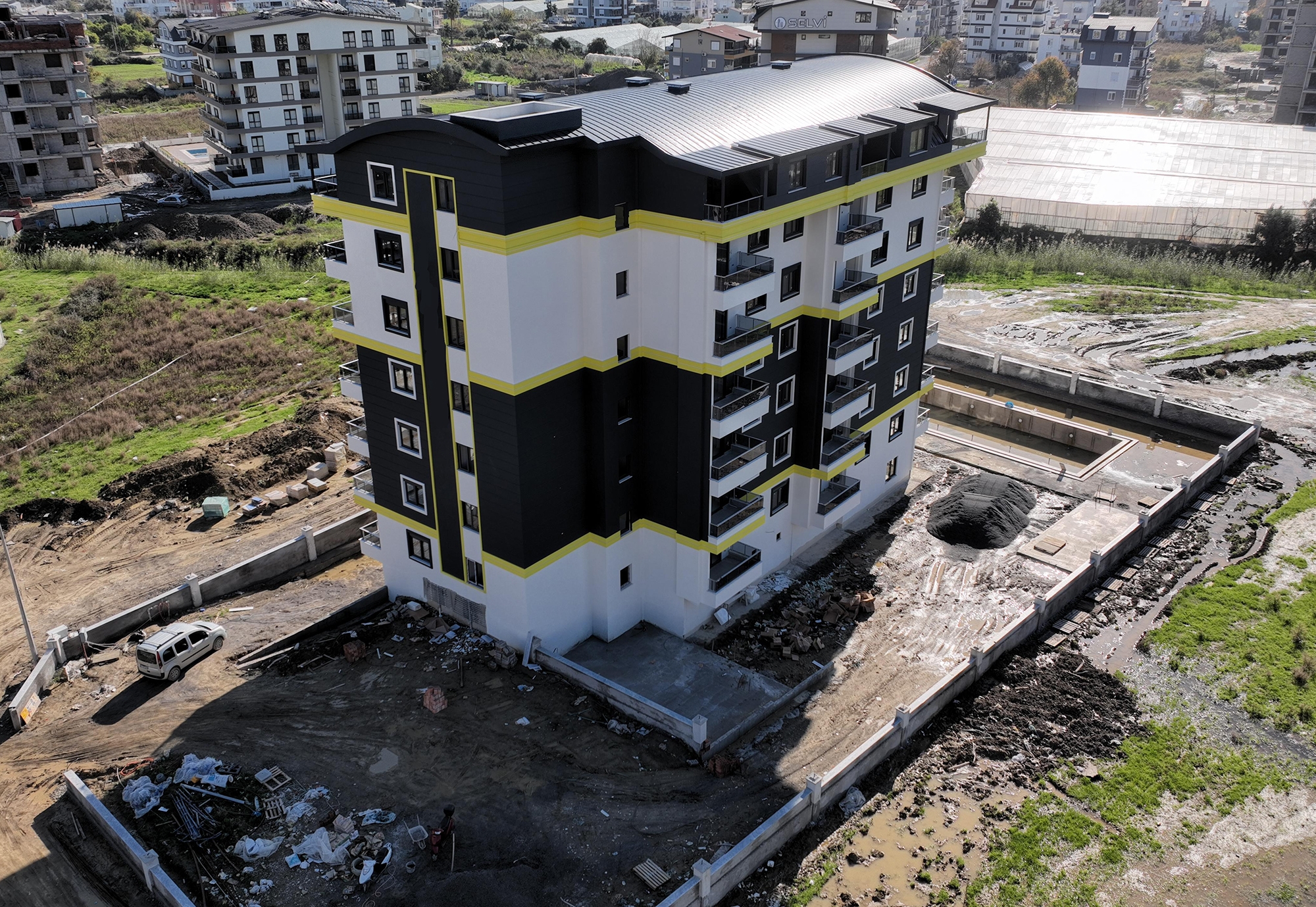 Luksus 1+1 Lejlighed med Bjergudsigt i Gazipasa, Alanya