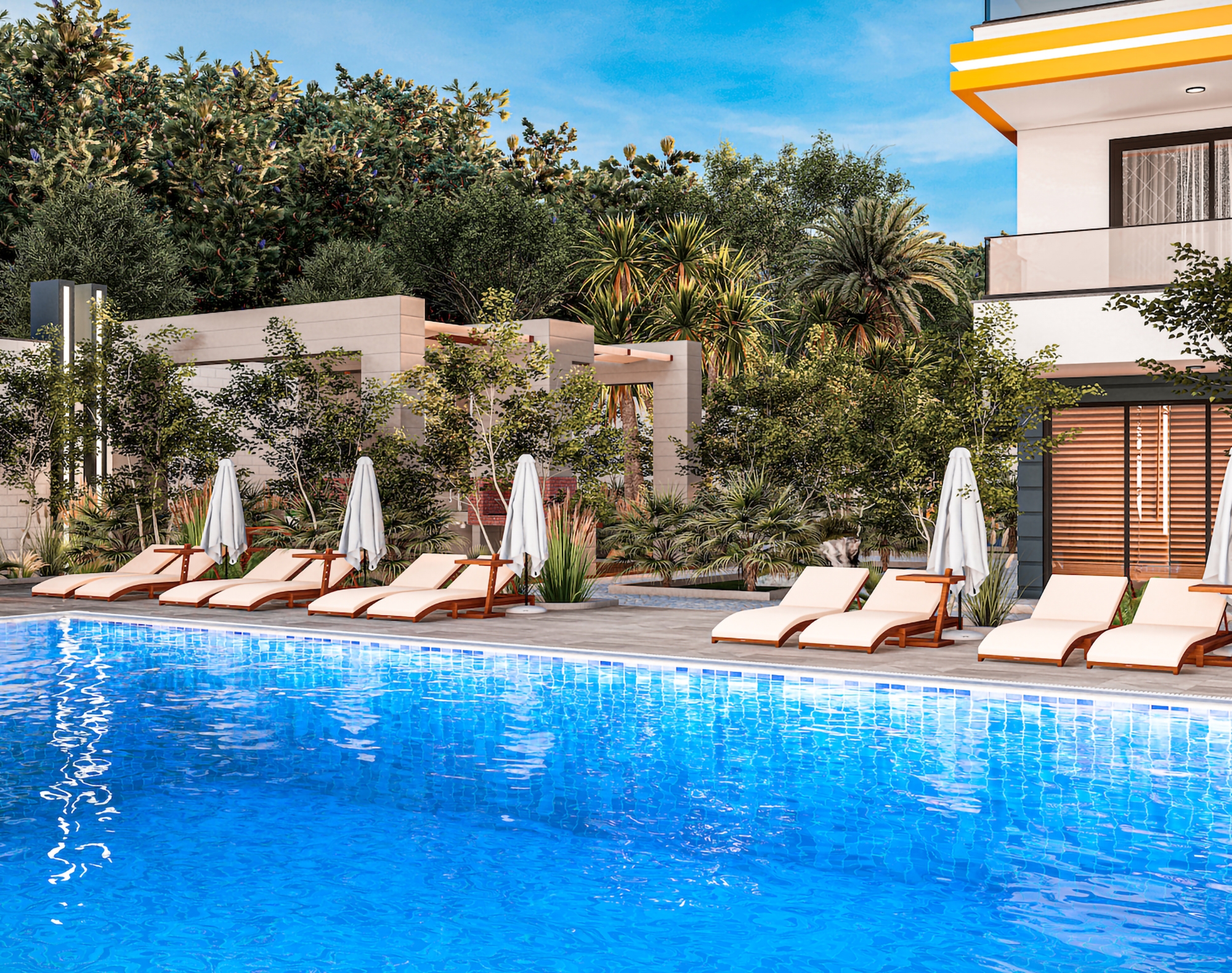 Luksus 1+1 Lejlighed med Bjergudsigt i Gazipasa, Alanya