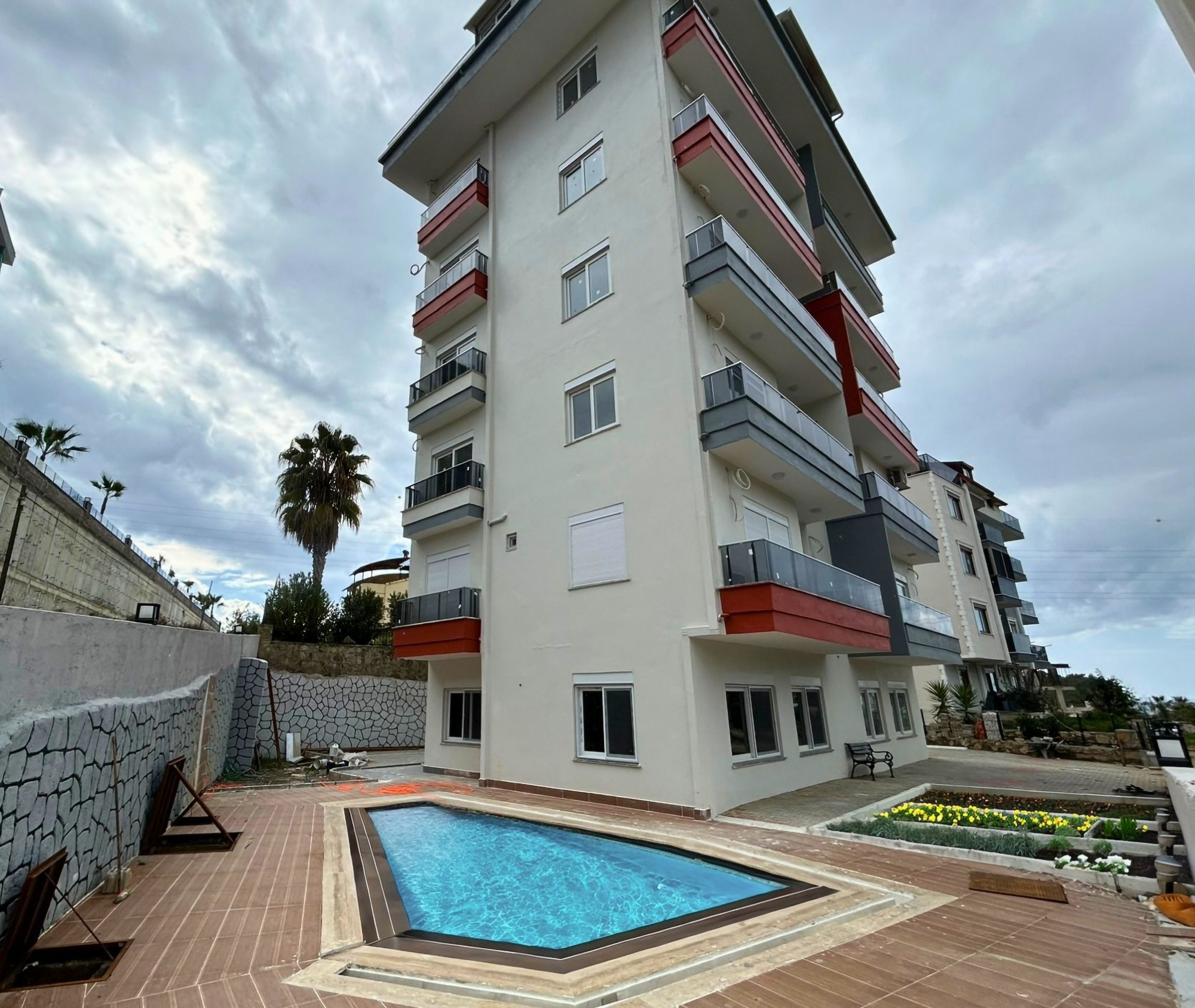 Bergblick 2+1 Wohnung in Avsallar, Alanya