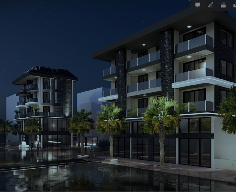 New apartments by the sea in Alanya