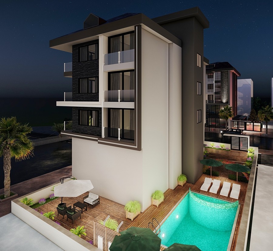 New apartments by the sea in Alanya