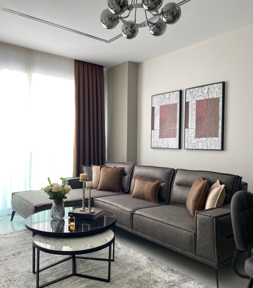 Luxuriöses 1+1 Apartment mit Meerblick und Bergblick in Kargicak