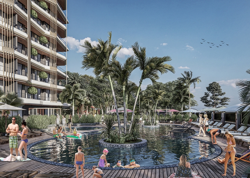 Luksus 1+1 Lejlighed med Bjergudsigt i Demirtas, Alanya