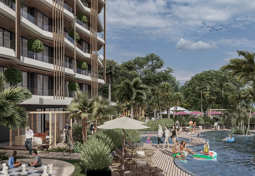 Luksus 1+1 Lejlighed med Bjergudsigt i Demirtas, Alanya