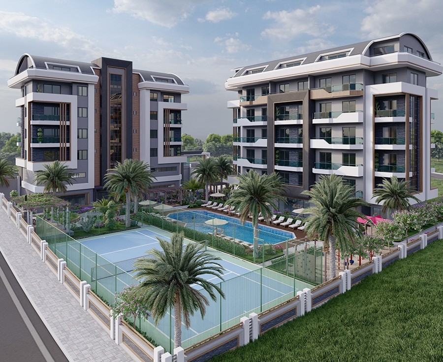 Luxurious apartments in Alanya close to the sea