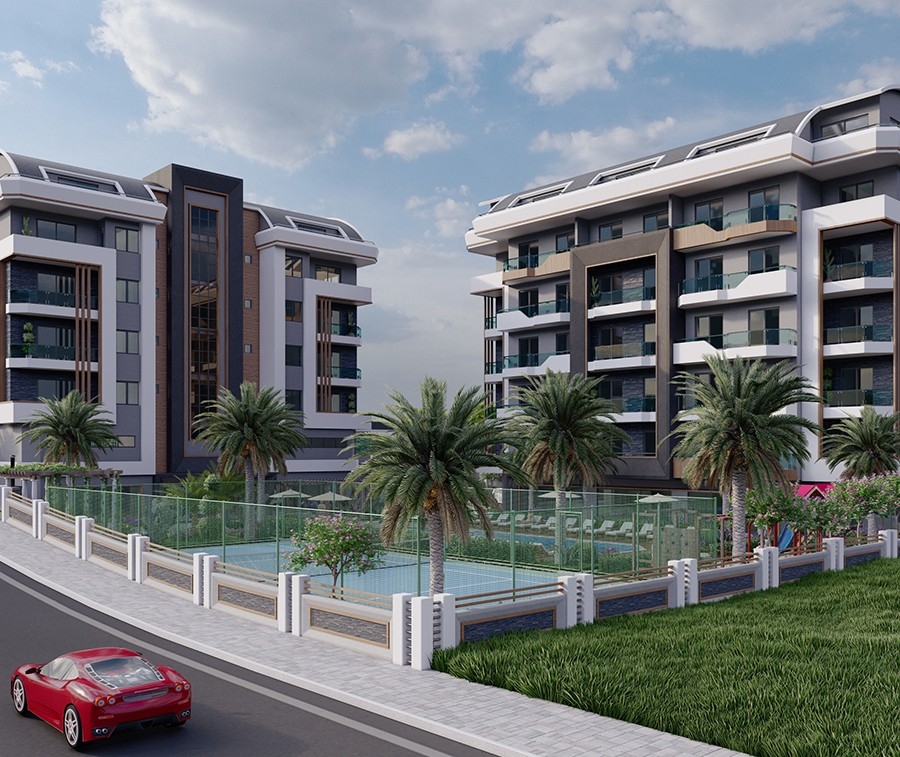 Luxurious apartments in Alanya close to the sea