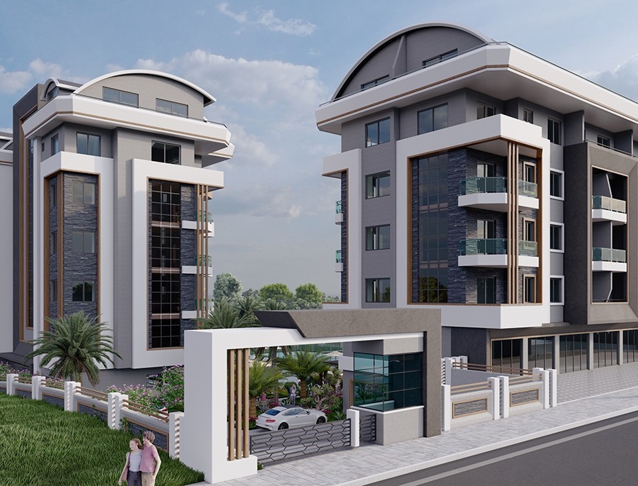 Luxurious apartments in Alanya close to the sea