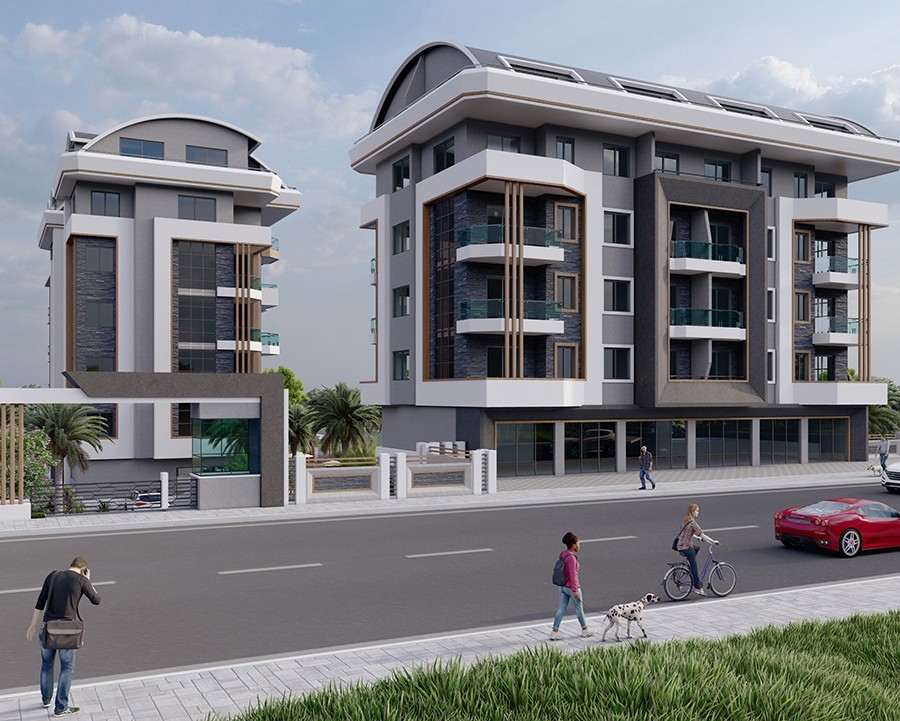 Luxurious apartments in Alanya close to the sea