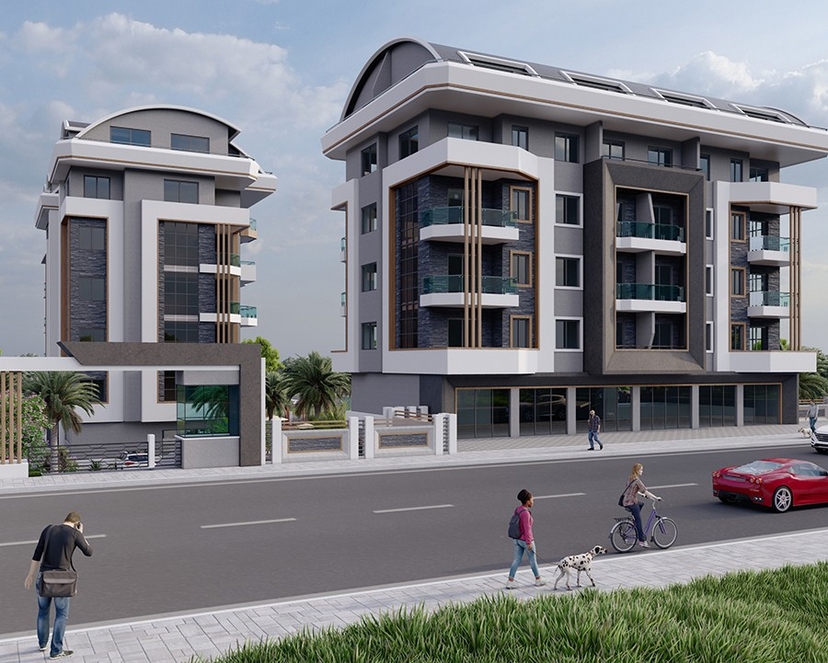Luxurious apartments in Alanya close to the sea