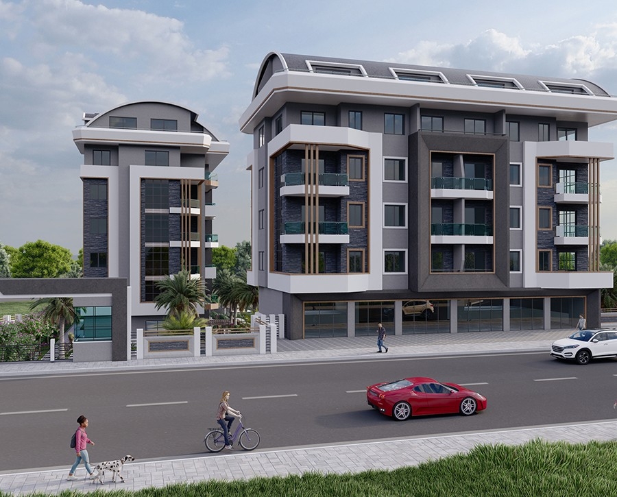 Luxurious apartments in Alanya close to the sea
