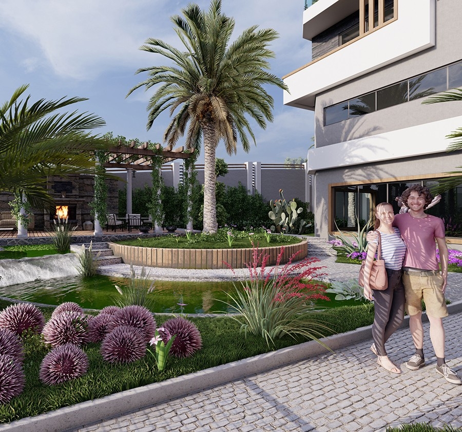 Luxurious apartments in Alanya close to the sea