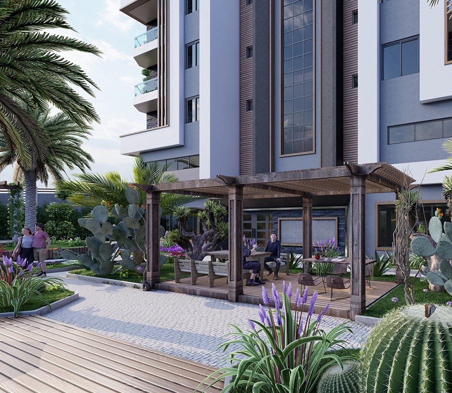 Luxurious apartments in Alanya close to the sea