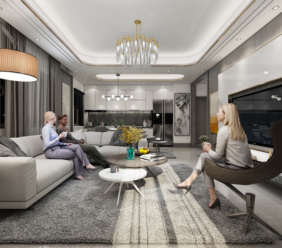 Luxurious apartments in Alanya close to the sea