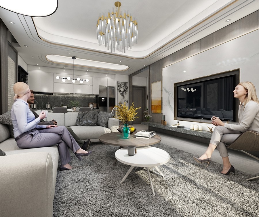 Luxurious apartments in Alanya close to the sea