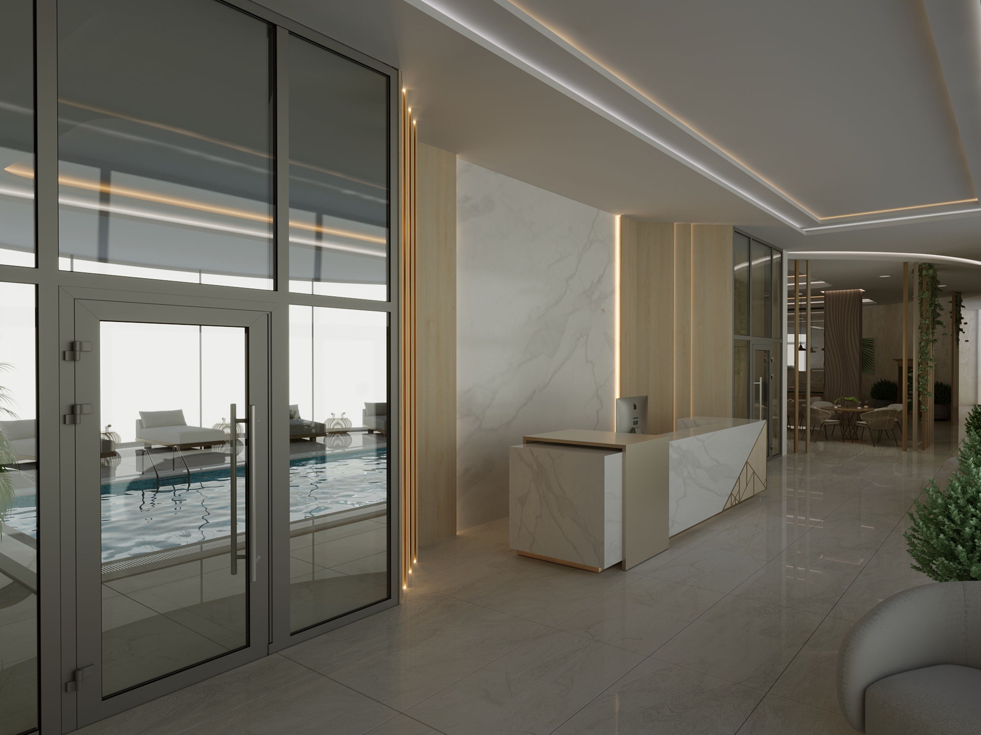 Luxuriöses 1+1 Apartment mit Meerblick und Bergblick, Alanya - Payallar