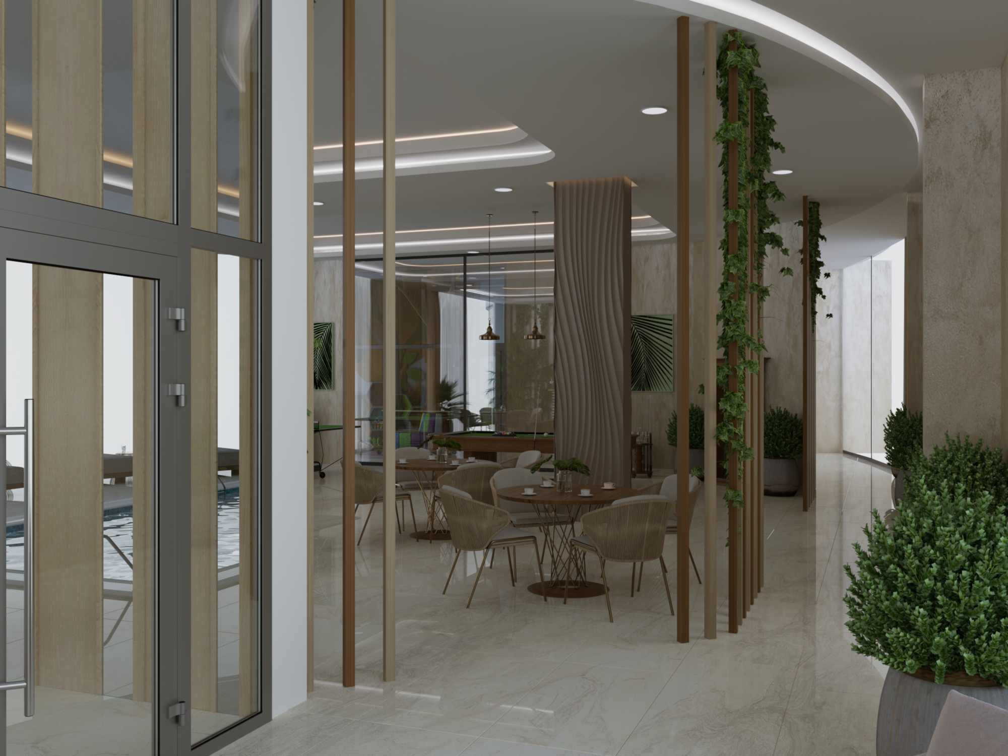 Luxuriöses 1+1 Apartment mit Meerblick und Bergblick, Alanya - Payallar