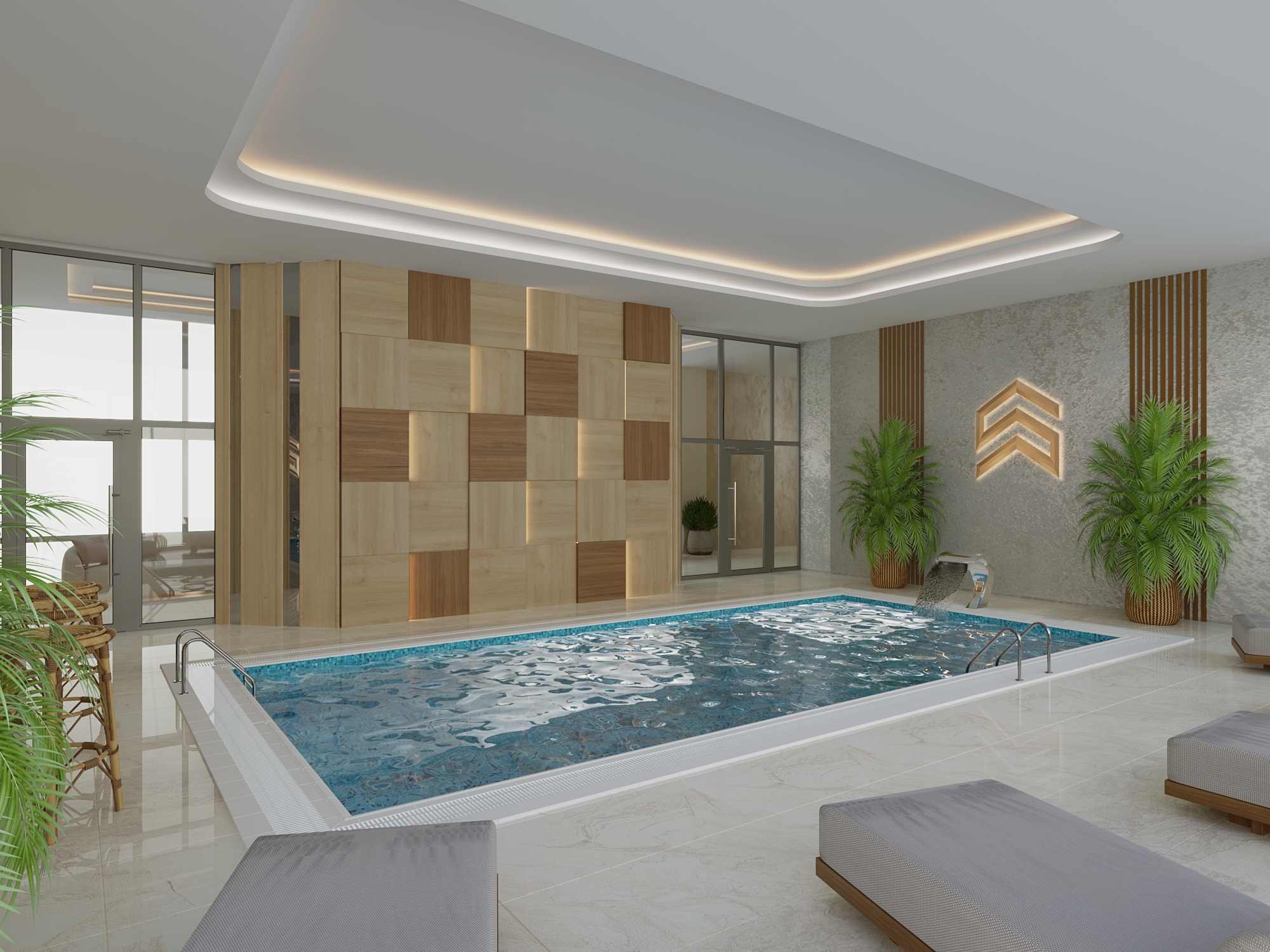 Luxuriöses 1+1 Apartment mit Meerblick und Bergblick, Alanya - Payallar