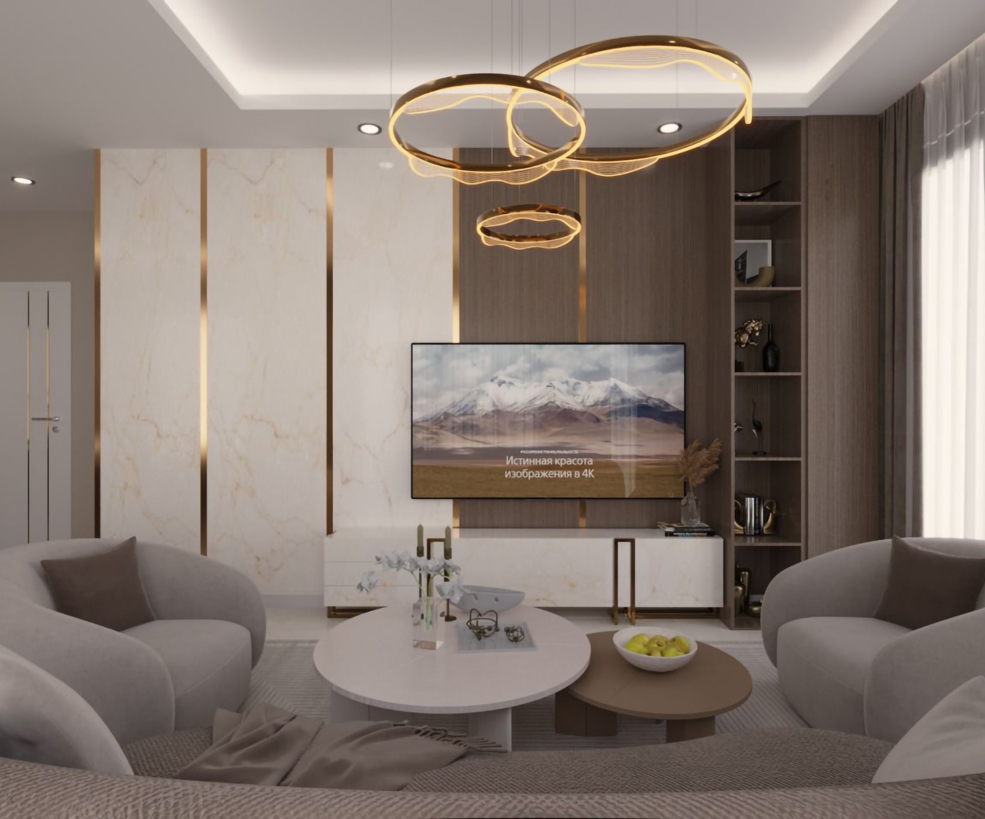 Luxuriöses 1+1 Apartment mit Meerblick und Bergblick, Alanya - Payallar