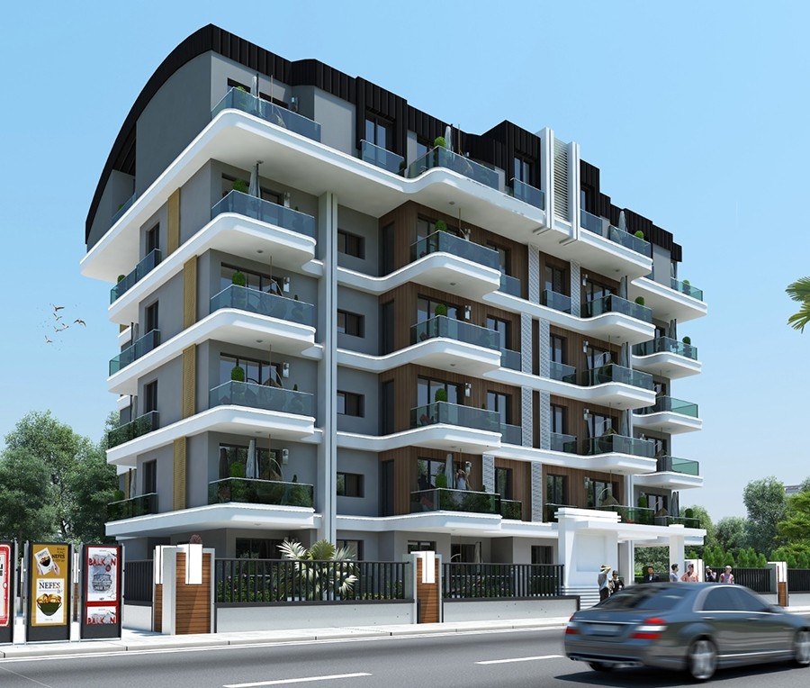 Modernly designed apartments in Alanya