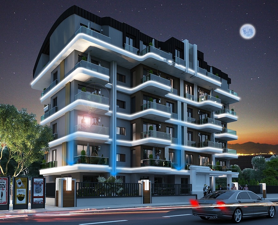 Modernly designed apartments in Alanya