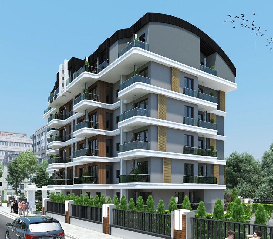 Modernly designed apartments in Alanya