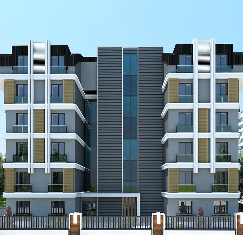 Modernly designed apartments in Alanya