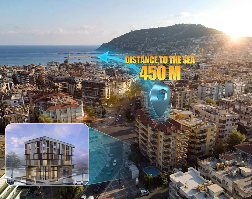 Modern one bedroom apartment in Alanya