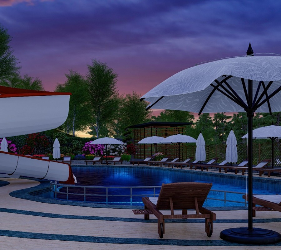 Luxuriöse 1+1 Wohnung mit atemberaubendem Meerblick und Bergblick, Alanya