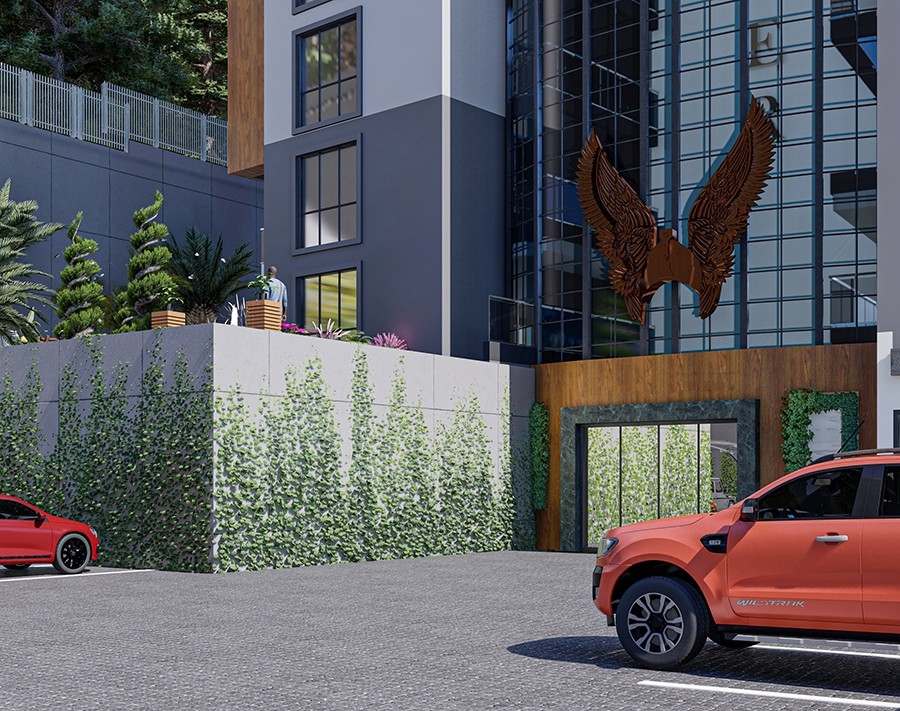 Luxuriöse 1+1 Wohnung mit atemberaubendem Meerblick und Bergblick, Alanya