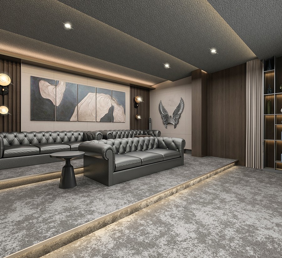 Luxuriöse 1+1 Wohnung mit atemberaubendem Meerblick und Bergblick, Alanya