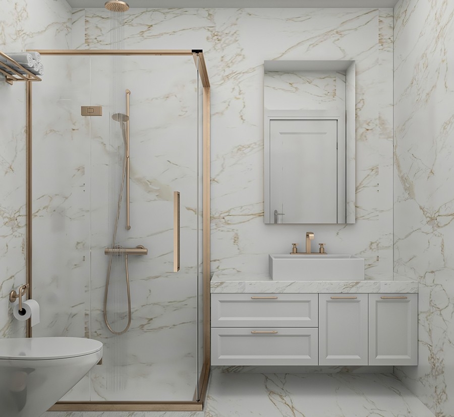 Luxuriöse 1+1 Wohnung mit atemberaubendem Meerblick und Bergblick, Alanya