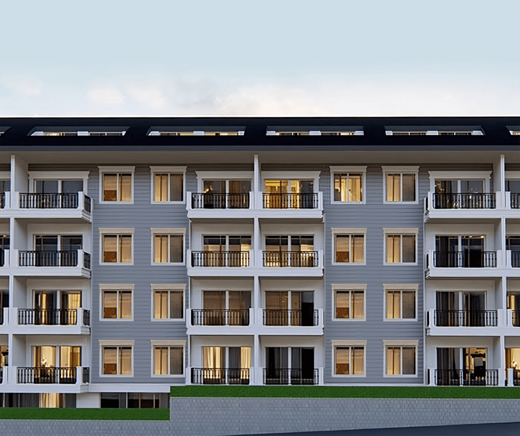 Fantastisk 1+1 Lejlighed med Hav- og Slotsudsigt, Alanya - Konakli